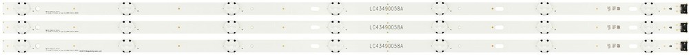 LG 43LJ5500-UA LC43490058A LED_ARRAY_Rev0.0_160926 TV LED STRIP 1PC ONLY 30835