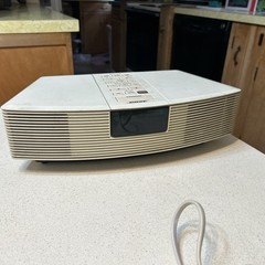 Bose Wave Radio Model AWR113 White Working With Cord No Remote