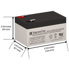 Replacement Batteries for CyberPower CPS320SL UPS (12V 3.5AH)