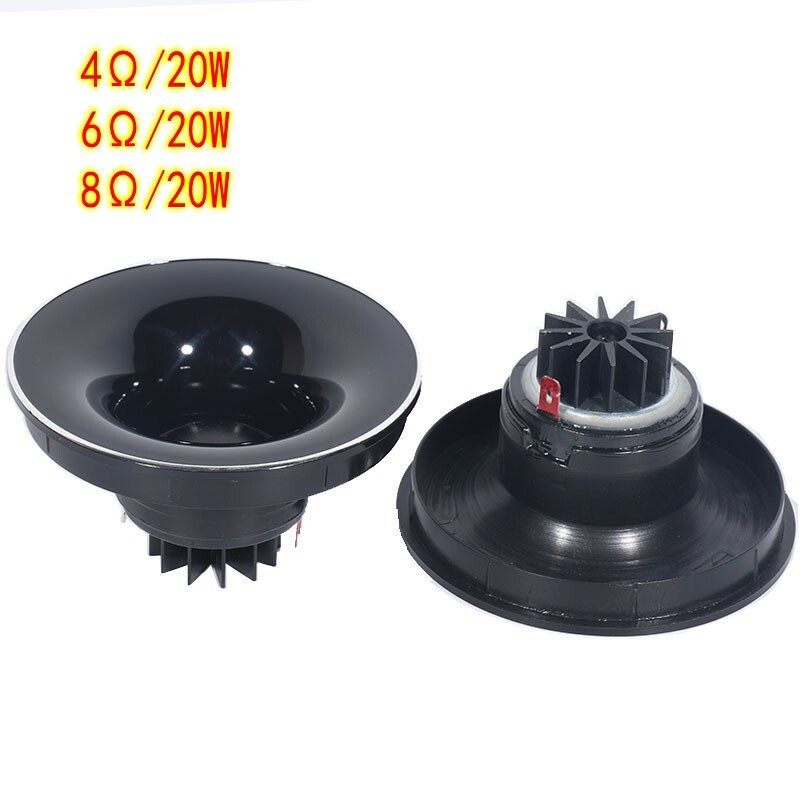 1pcs 84mm 4Ω/6Ω/8Ω 20W Dome silk film tweeter Speaker Loudspeaker Audio Parts