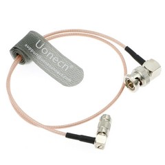 50 cm Right Angle BNC Right Angle DIN 1.0/2.3 mini BNC Coaxial Cable Blackmagic