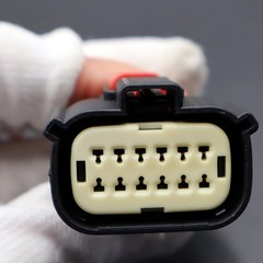 LED Headlights 12-Pin Connector For GMC Sierra 1500 2022-2025 Pigtail Harness