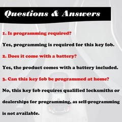 Dodge Ram Key Fob Replacement 2013-2021 Set of 2 Keyless Entry Remote
