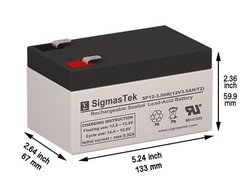 Replacement Batteries for CyberPower CPS320SL UPS (12V 3.5AH)