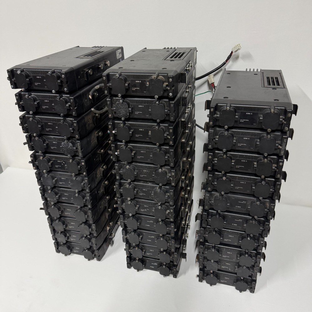 Bulk Lot 32 Kenwood TK-5710H TK-790H Mobile Radios KRK-5 VHF UHF (Untested)