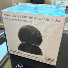 NEW Mission Portable BATTERY BASE Made for Amazon ECHO DOT 4th Generation