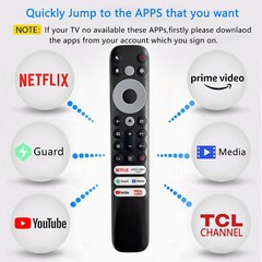 2 Pack Remote RC902V FAR1 For TCL 4K 8K HD Android Mini TV 75X925 50P725G FMR4