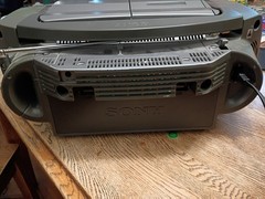 Sony CFD-G30 Stereo Boombox CD Cassette AM/FM Radio Tested! Works! Awesome Unit!