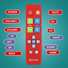 Universal Big Button TV Remote for Vizio TVs – Easy to Use, Simplified Control