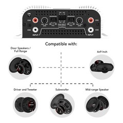 [US SELLER] Taramps TS 1200×4 Car Audio Amplifier 1200W RMS 2 Ohms 4 Channels