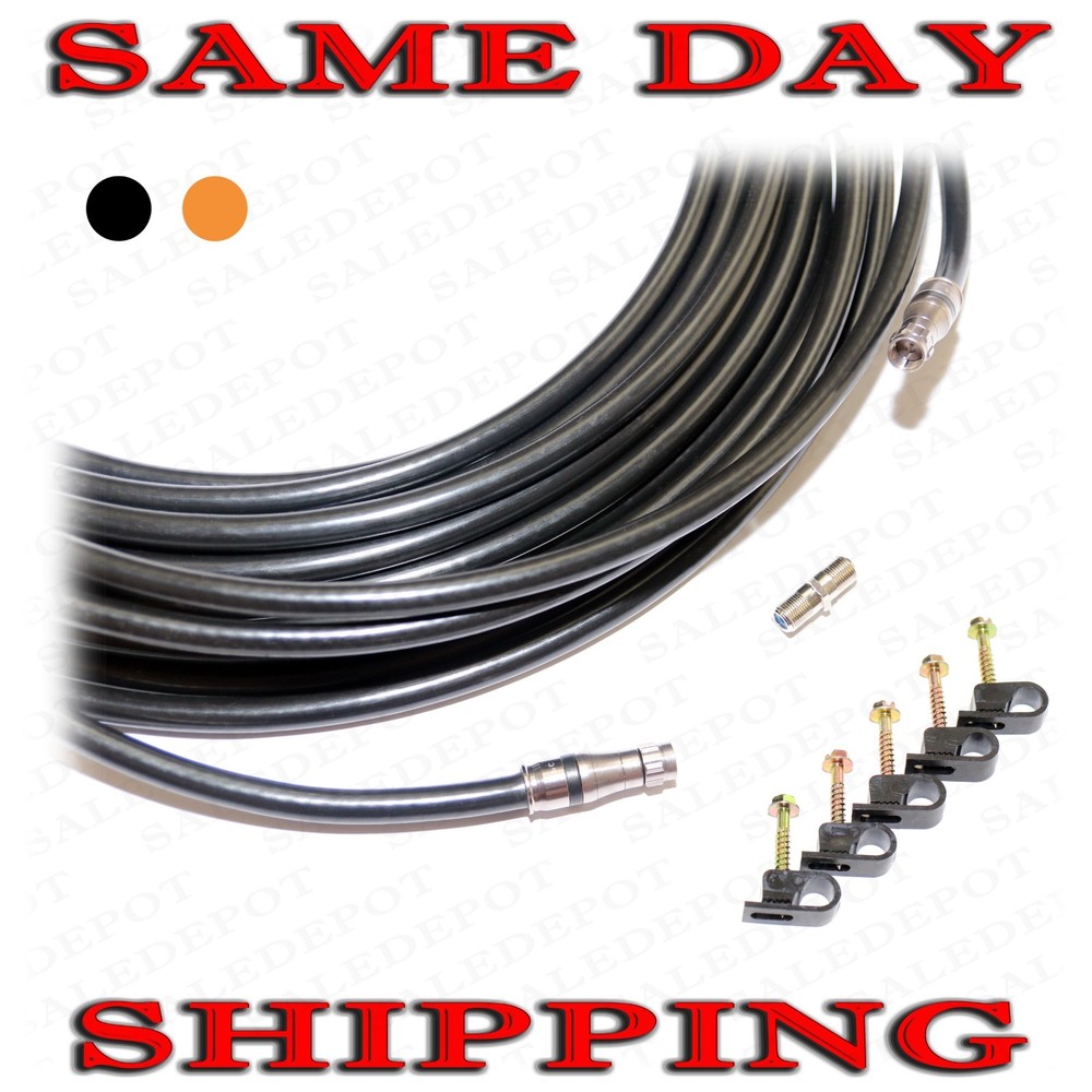 RG11 Underground Direct Burial COAX CABLE with Gel INDOOR OUTDOOR TriShield Drop