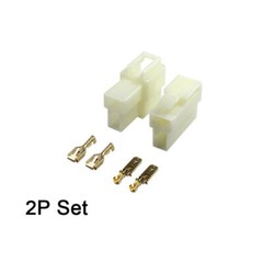 5 Sets 6.3mm 2-8 Pin Electrical Wire Connector Male Female Socket Plug Terminals