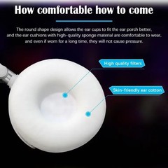 Over the Ear Wired Headphones with Clear Sound for Extra Bass Long Cord 3.5mm