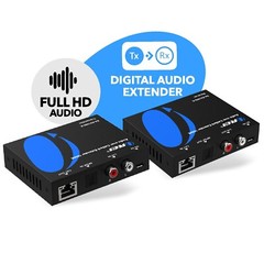 OREI Digital audio over CAT5/6 Extender up to 1000 Feet(DA-EX1000-K)