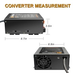 100 AMP 110 Volt AC to 12 Volt DC Power Supply Converter Battery Charger for RV