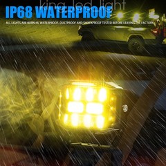 AUXBEAM 5″inch 172W Side Shooter LED Work Driving Light Spot Fog Pods Amber DRL