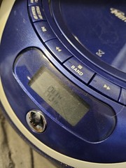 Memorex MP4067 CD/MP3 Player AM/FM Radio Boombox 2008 Rare Blue Tested Works