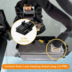 FitDVR Dash Cam Power Adapter (12-Pin) for Hyundai, Kia, Genesis. Type A #D3-038