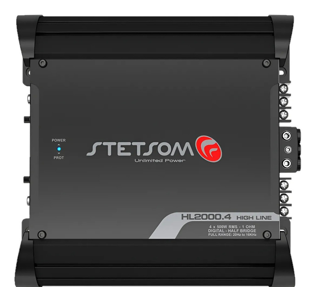 Stetsom Amplifier HL 2000.4 1 Ohm Car Audio 2000 W 4 Channels