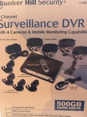 Bunker Hill 68332 Security System 500GB HD DVR 4 Cameras 4 Channel