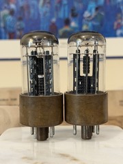 PAIR NOS NIB BENDIX RTMA 6106 / 5Y3 Triple Mica 4 Support Rods DD GETTER Tubes