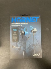 Hornet Pro Gaming Earbuds, Detachable Mic, PBX, New Sealed, PS4, PS5, Xbox, PC