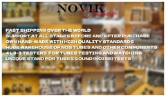 Novik 8 Pin Octal Tube Ceramic Socket Saver Pro1 For 6L6 6V6 6sn7 El34 4pcs