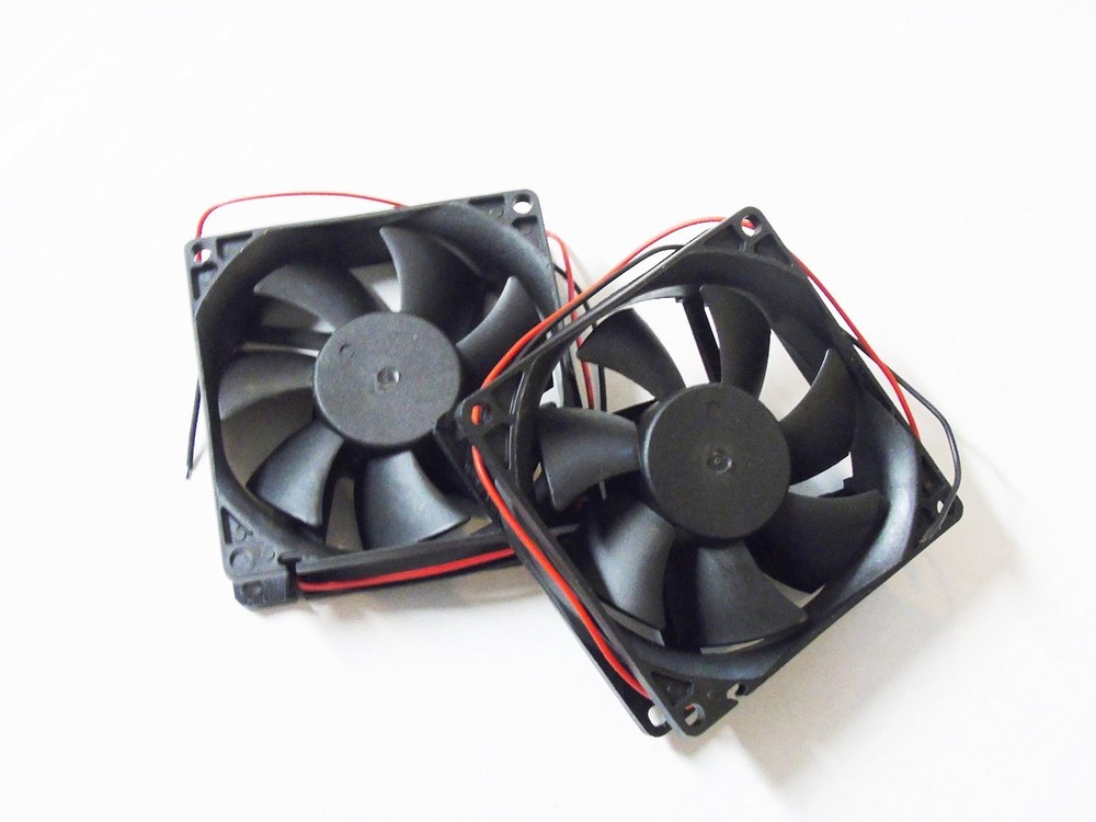 Pair Packed 3 Inch 12VDC 12 Volt Car Truck Cooling Fans Electronic Offroad