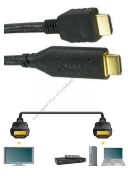 75ft long HDMI Gold Cable/Cord/Wire HDTV/Plasma/TV/LCD/DVR/DVD 1080p v1.3b$SHdis