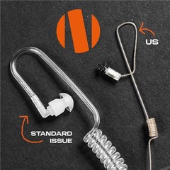 N-Ear 360 Flexo – Covert Police Listen Only Earpiece, 3.5mm Connector