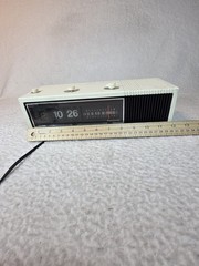 Vintage Panasonic Woodgrain Flip AM Radio Alarm Clock RC-1282 TESTED-RARE Works