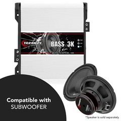 Taramps Bass 3K Amplifier 3000W 1 Ohm HD Power Compact Car Amp