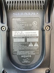 Vintage Sharp Aquos LC-13S1U-S – 13 LCD Portable TV