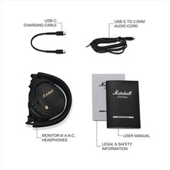 Marshall Monitor III Noise Canceling Over-Ear Bluetooth Headphones