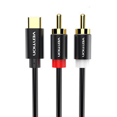 USB C to 2 RCA Audio Cable Type C Male to Male Y Splitter Stereo Cord 5FT (1.5M)