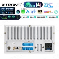 2 Din Android 14 DVD Player 10.1″ Car Stereo 4G LTE 4GB RAM 64GB ROM GPS BT 5.0