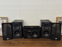 Set of 3 M&K Miller & Kreisel S-85 Satellite Speakers + S-85C Center Speaker