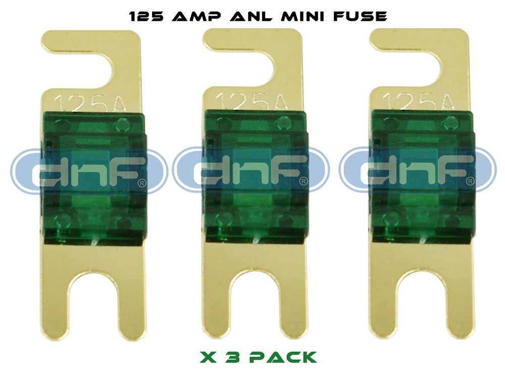 DNF (3 PCS) ANL MINI FUSE 125 AMP – FREE SAME DAY SHIPPING!
