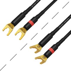 WORLDS BEST CABLES 40 FT Speaker Cable Spade