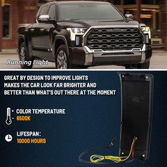 2022-2023 Tundra Front Bumper Fog Light LED Kit–Compatible Replacement
