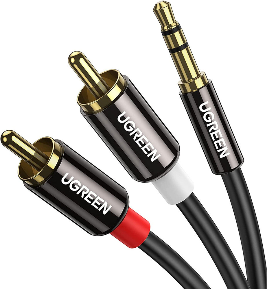3.5mm to RCA Cable 6.6FT RCA Male to Aux Audio Adapter HiFi Sound Headphone J…