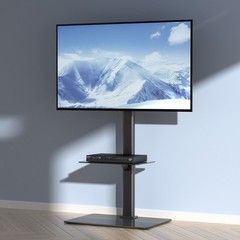 VEVOR TV Stand Mount Swivel Universal TV Stand for 32″-65″ TVs Adjustable Height