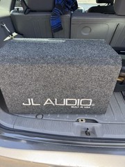 JL Audio HO110-W6v3 Enclosed Ported Wedge with 10in Subwoofe W6 V3 Box Only