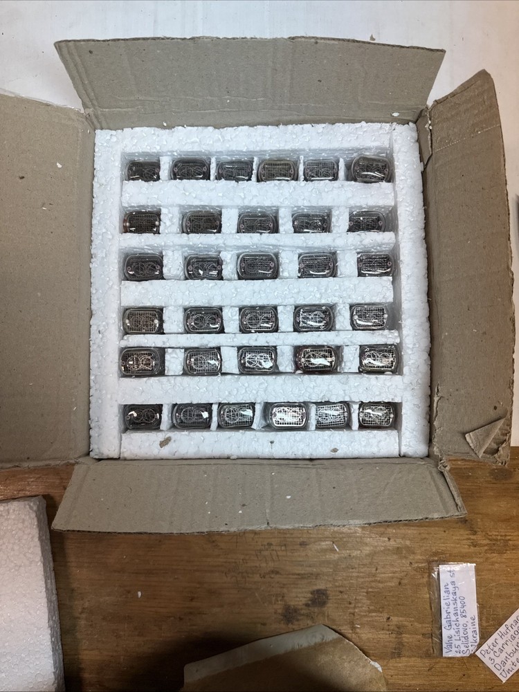 Mixed Bundle 32 IN-15A & IN-15B NEW NIXIE TUBE NOS Vtg IN15B IN15A CCCP