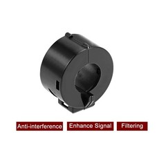 uxcell 15mm Ferrite Cores Ring Clip-On RFI EMI Noise Suppression Filter…