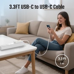 36W Ultra-Slim Flat Wall Charger GaN Compact Flat USB Wall Charger Fast Charging