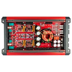 DS18 SXE-3000.4D Car Amplifier Full-Range Class D 4-Channel – New Design – Red