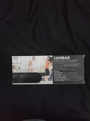 Jambar Wireless Speaker Bluetooth, Black 30ft Wireless Area 2 Hours Small Black