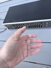 Vintage PIONEER SG-550 GRAPHIC EQUALIZER Japan Powers On