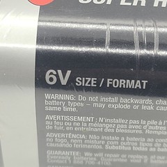 Eveready 1209 6 Volt Lantern Battery Super Heavy Duty Long-Last (Update Version)